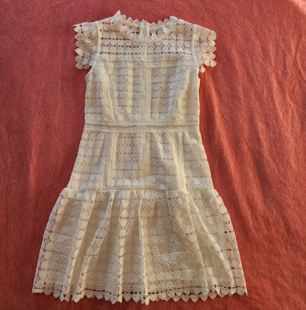 Chicwish White Dress With Adorable Heart Detail